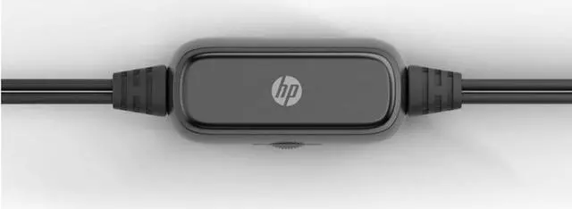 Alt view image 5 of 7 - HP Stereo Computer Speakers with 3.5 mm Jack and USB Power Supply, Black