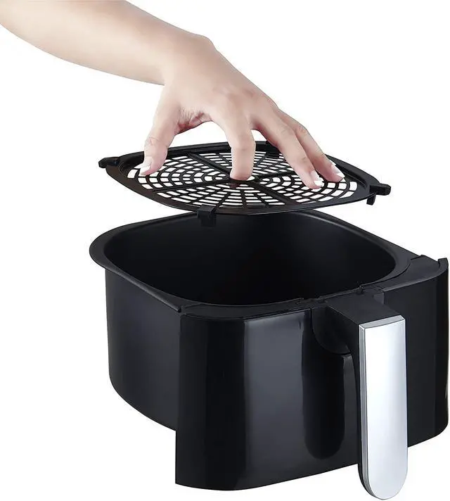 Alt view image 3 of 6 - Salton Digital Air Fryer XL, 5L Capacity with 8 Preset Functions, Black AF2085