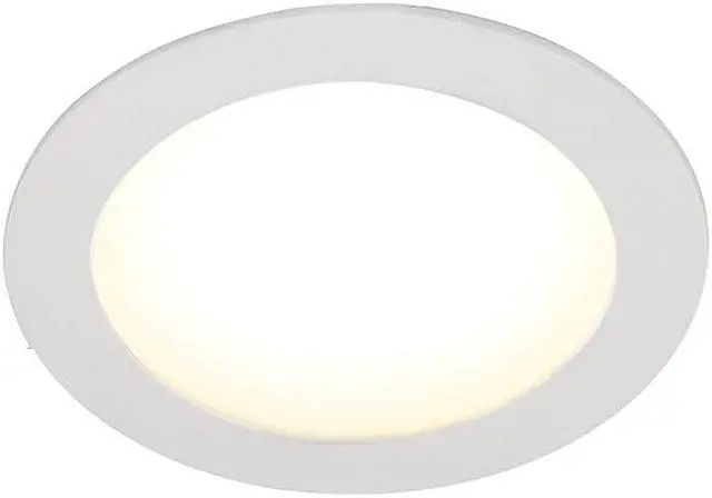 Main image of BAZZ Smart Home 6-in Wi-Fi RGB Tunable Slim Disk LED Recessed Fixture Kit White