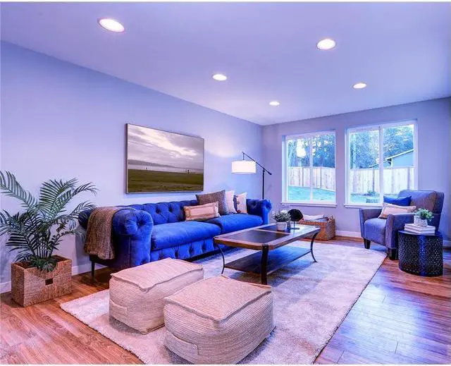 Alt view image 3 of 4 - BAZZ Smart Home 6-in Wi-Fi RGB Tunable Slim Disk LED Recessed Fixture Kit White