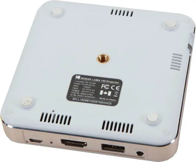 Alt view image 5 of 11 - Kodak Luma 150 RODPJS150WH Portable Pico Projector 1080p Image up to 150" HDMI