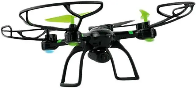 Alt view image 3 of 5 - Xtreme Wireless XDG6-1012-BLK Raptor FPV Streaming Video Drone