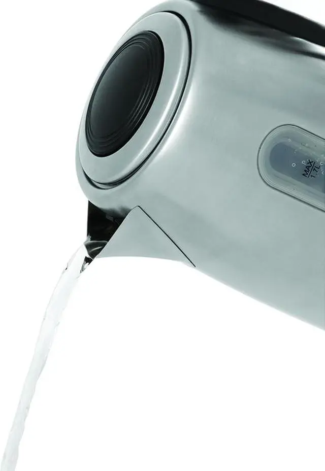 Alt view image 2 of 3 - Salton JK1903 Cordless Electric Kettle Stainless Steel