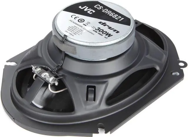 Alt view image 4 of 12 - JVC CS-DR6821 6 x 8" 2-Way Coaxial Stereo Speakers 300W, For Car, Black
