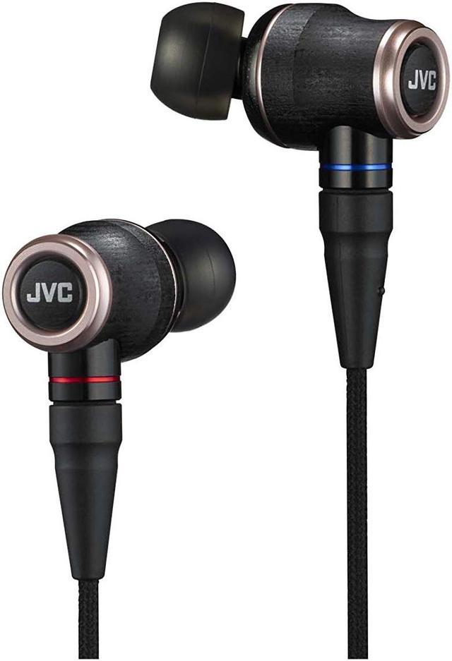 JVC HA-FW01 Hi-Res Audio Compatible In-Ear Headphone, Black