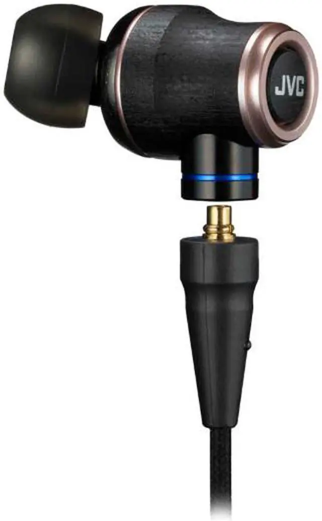 Alt view image 2 of 13 - JVC HA-FW01 Hi-Res Audio Compatible In-Ear Headphone, Black