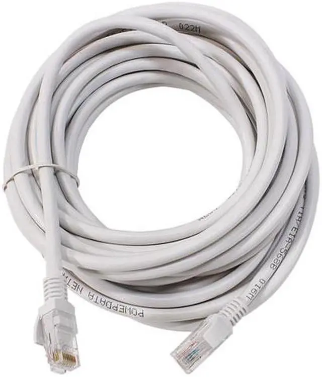 Main image of GlobalTone CAT6 (500 MHz) UTP Network Ethernet Cable White 35ft