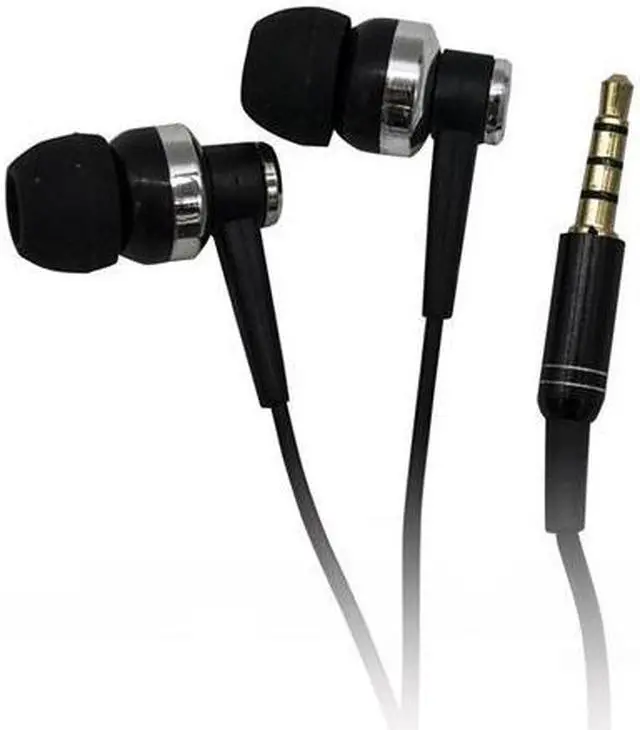 Main image of Escape HF-3909 Earphones With Microphone Black and Silver