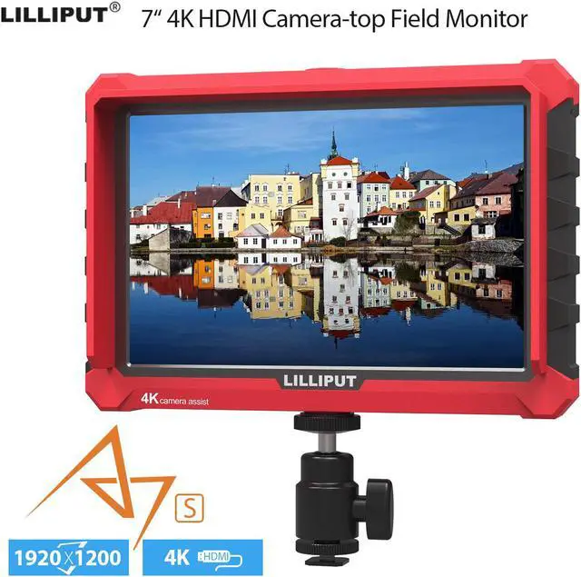 Main image of Lilliput A7S 7" 1920x1200 4K HDMI Input IPS Field Monitor Camera-top Screen For DSLR Mirrorless Camera