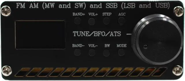 Alt view image 5 of 7 - Assembled SI4732 All Band Radio Receiver FM AM (MW & SW) SSB (LSB & USB) with battery + Antenna + Speaker + Case