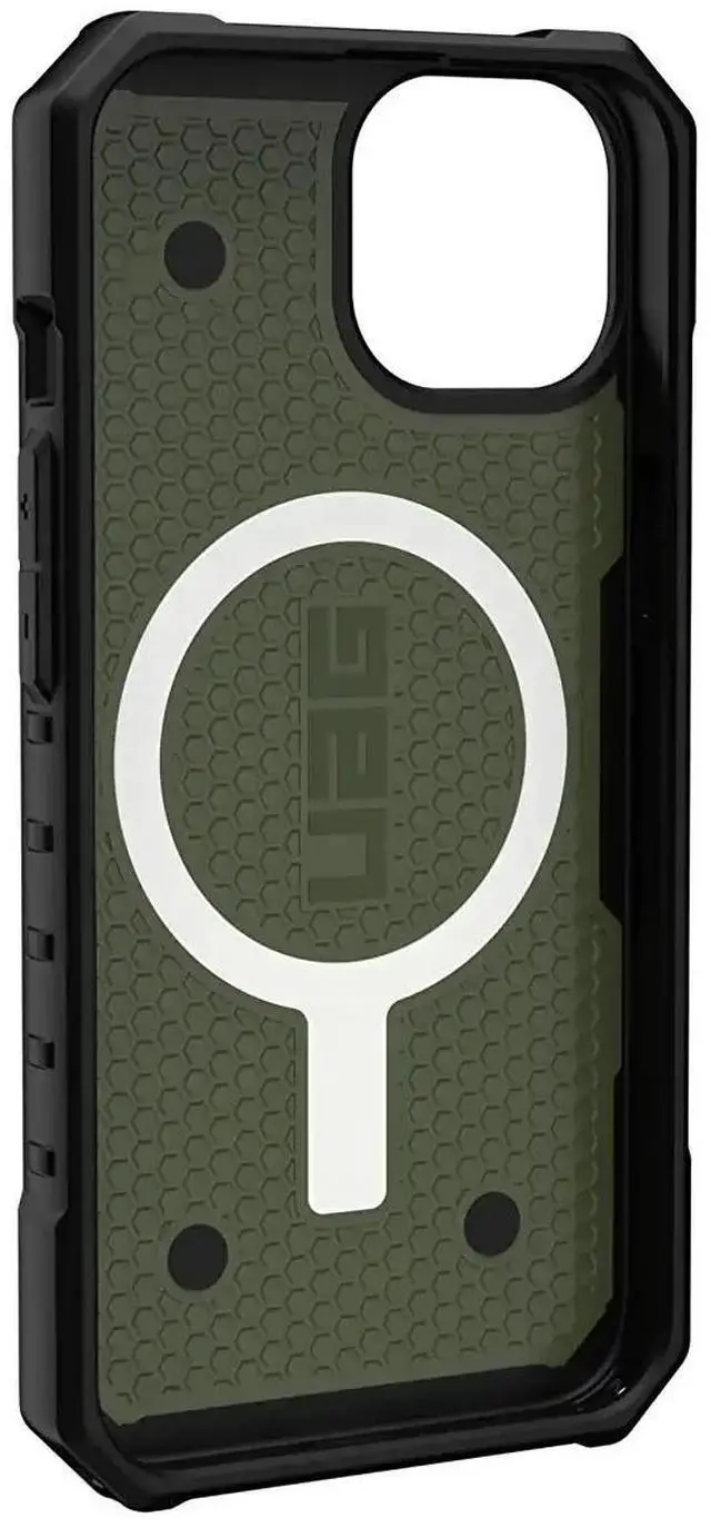 Alt view image 5 of 7 - UAG Designed for iPhone 14 Case Green Olive 6.1" Pathfinder Built-in Magnet Compatible with MagSafe Charging Slim Lightweight Shockproof Dropproof Rugged Protective Cover by URBAN ARMOR GEAR