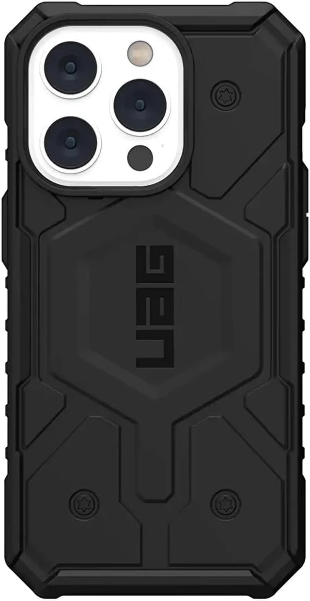 Alt view image 3 of 7 - UAG Designed for iPhone 14 Pro Case Black 6.1" Pathfinder Built-in Magnet Compatible with MagSafe Charging Slim Lightweight Shockproof Dropproof Rugged Protective Cover by URBAN ARMOR GEAR