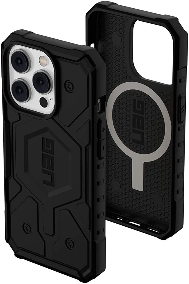 Main image of UAG Designed for iPhone 14 Pro Case Black 6.1" Pathfinder Built-in Magnet Compatible with MagSafe Charging Slim Lightweight Shockproof Dropproof Rugged Protective Cover by URBAN ARMOR GEAR