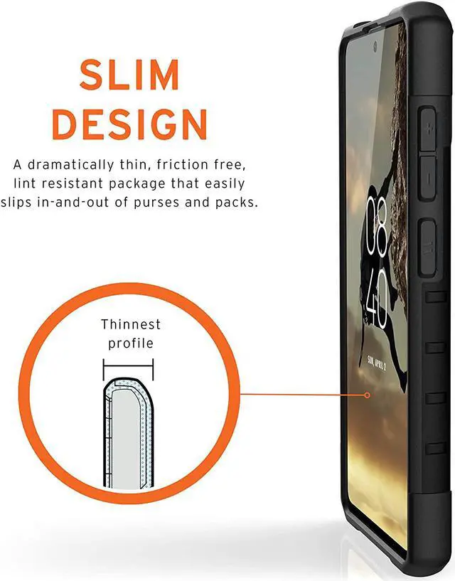 Alt view image 4 of 8 - UAG Designed for Samsung Galaxy A51 4G (SM-A515) Case Pathfinder [Black] Rugged Shockproof Military Drop Tested Protective Cover