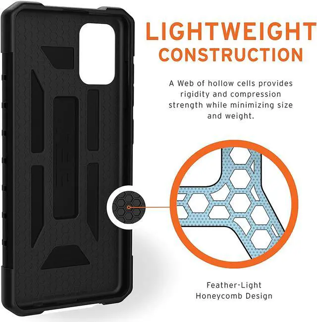 Alt view image 5 of 8 - UAG Designed for Samsung Galaxy A51 4G (SM-A515) Case Pathfinder [Black] Rugged Shockproof Military Drop Tested Protective Cover