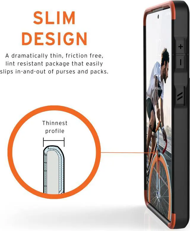 Alt view image 5 of 14 - UAG Designed for Samsung Galaxy S21 5G Case [6.2-inch Screen] Sleek Ultra-Thin Shock-Absorbent Civilian Protective Cover, Black