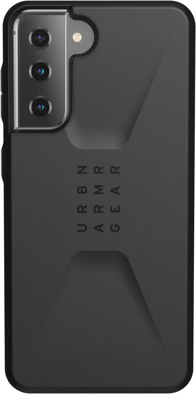 Alt view image 2 of 14 - UAG Designed for Samsung Galaxy S21 5G Case [6.2-inch Screen] Sleek Ultra-Thin Shock-Absorbent Civilian Protective Cover, Black