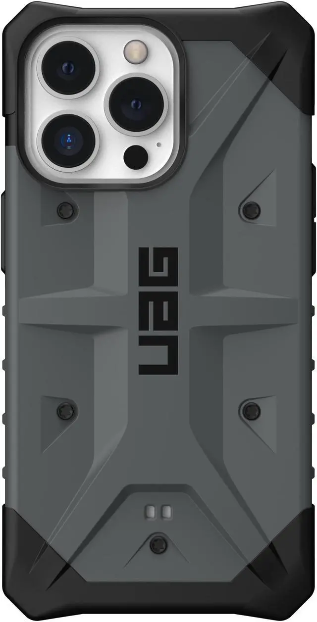 Alt view image 2 of 10 - UAG iPhone 13 Pro Case [6.1-inch screen] Rugged Lightweight Slim Shockproof Pathfinder Protective Cover, Silver