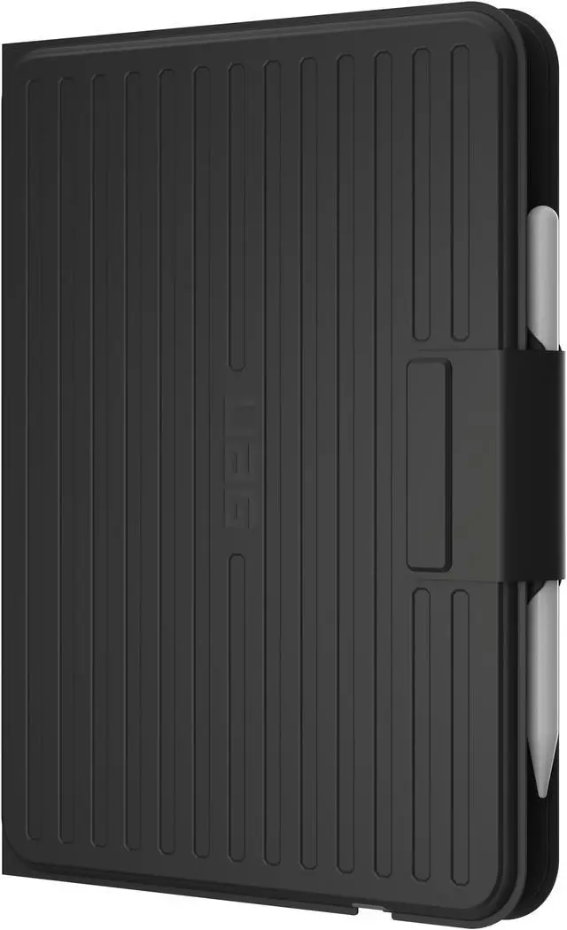 Alt view image 7 of 11 - URBAN ARMOR GEAR UAG iPad 10.2 iPad 9th Generation Case with Keyboard, Black/Ash, English Rugged Bluetooth Wireless Keyboard Multi-Touch Trackpad Backlit Keys Protective Smart Cover Folio