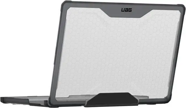 Alt view image 6 of 7 - UAG MacBook Pro 14-inch (2021) (A2442) Case Plyo Feather-Light Translucent Rugged Military Drop Tested Laptop Cover, Ice