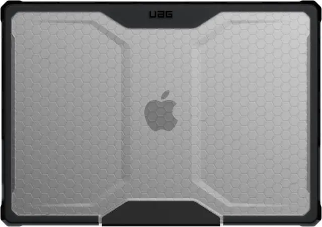 Alt view image 3 of 7 - UAG MacBook Pro 14-inch (2021) (A2442) Case Plyo Feather-Light Translucent Rugged Military Drop Tested Laptop Cover, Ice