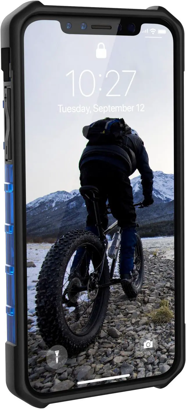 Alt view image 6 of 12 - UAG iPhone Xs / iPhone X [5.8-inch screen] Plasma Feather-Light Rugged [Cobalt] Military Drop Tested iPhone Case