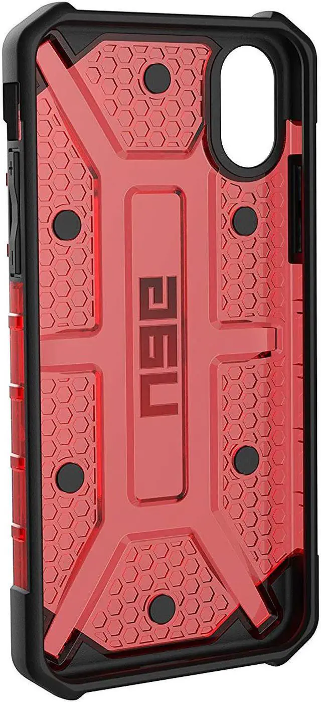 Alt view image 7 of 8 - UAG iPhone Xs / iPhone X [5.8-inch screen] Plasma Feather-Light Rugged [Magma] Military Drop Tested iPhone Case
