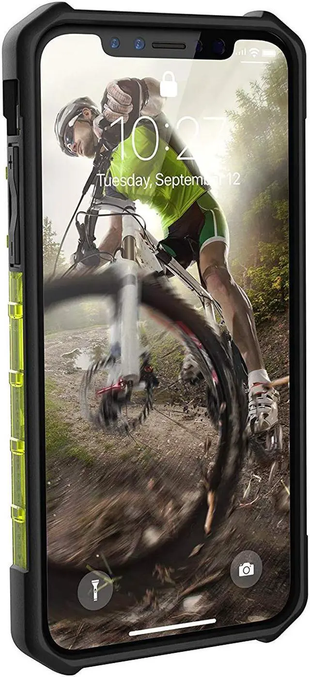Alt view image 6 of 14 - UAG iPhone Xs / iPhone X [5.8-inch Screen] Plasma Feather-Light Rugged [Citron] Military Drop Tested iPhone Case