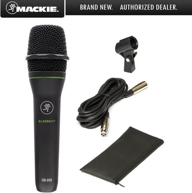 Alt view image 2 of 20 - Mackie EleMent Series EM-89D Dynamic Vocal Microphone