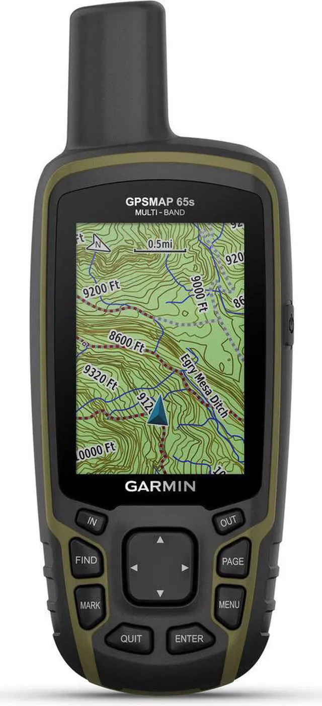 Main image of Garmin GPSMAP 65s, Multi-Band/Multi-GNSS Handheld with Sensors