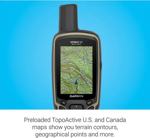 Alt view image 4 of 15 - Garmin GPSMAP 65, Multi-Band/Multi-GNSS Handheld