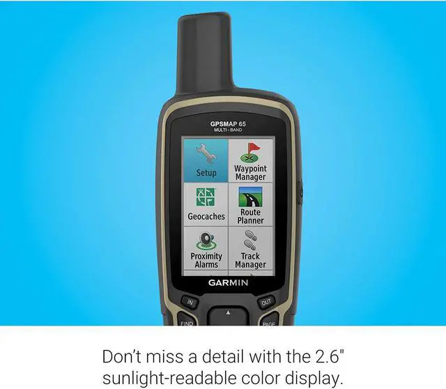 Alt view image 3 of 15 - Garmin GPSMAP 65, Multi-Band/Multi-GNSS Handheld