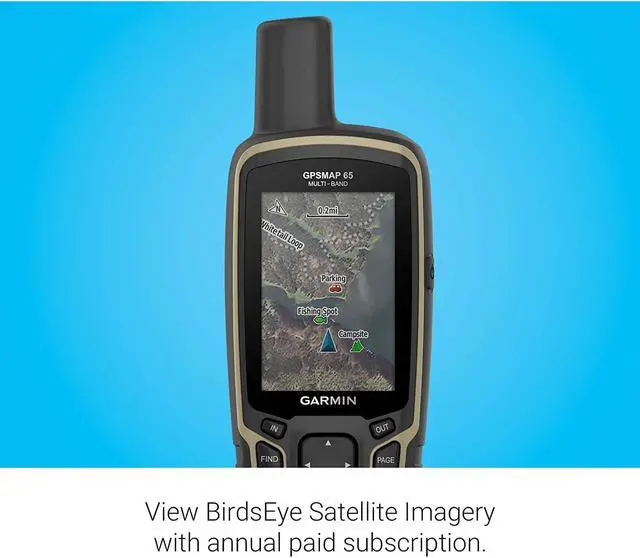 Alt view image 2 of 15 - Garmin GPSMAP 65, Multi-Band/Multi-GNSS Handheld