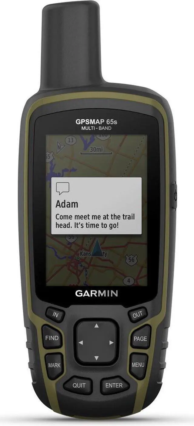 Alt view image 2 of 8 - Garmin GPSMAP 65s, Multi-Band/Multi-GNSS Handheld with Sensors