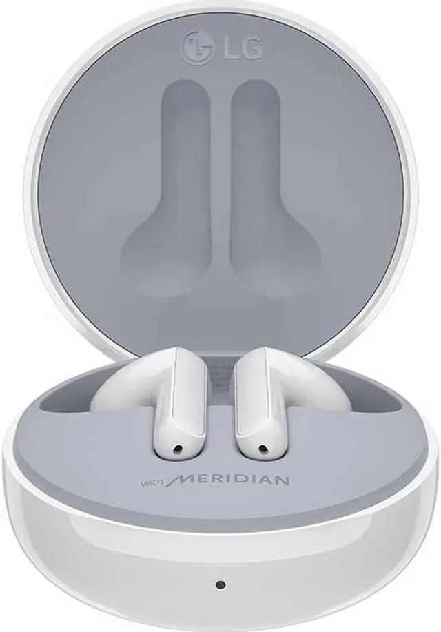 Alt view image 6 of 12 - LG TONE Free UVnano FN6 Wireless Earbuds w/ Meridian Audio - White