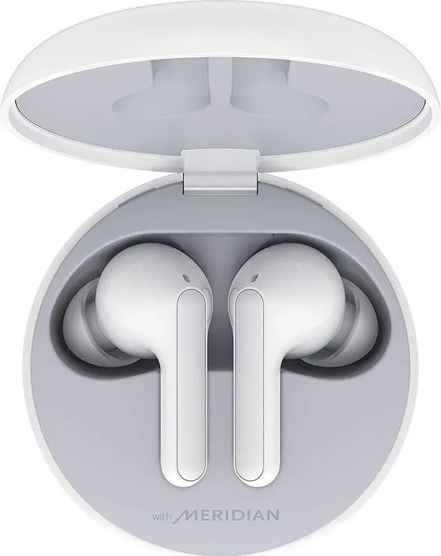 Alt view image 5 of 20 - LG Tone Free FN5W Wireless Earbuds with Meridian Audio - White