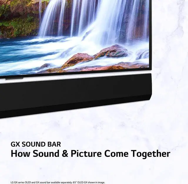 Alt view image 7 of 7 - LG GX Soundbar High Res Audio with Dolby Atmos OLED Gallery TV Matching Bundle