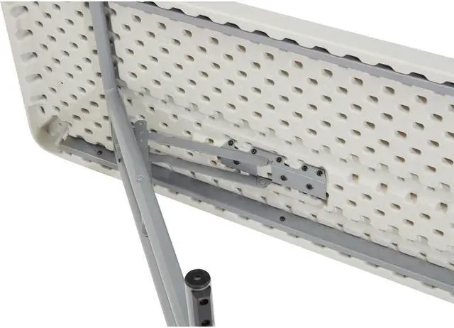 Alt view image 5 of 13 - Meeting and Training Table, 18"D x 96"W x 30"H, Light Spotted Gray NATIONAL PUBLIC SEATING BT1896