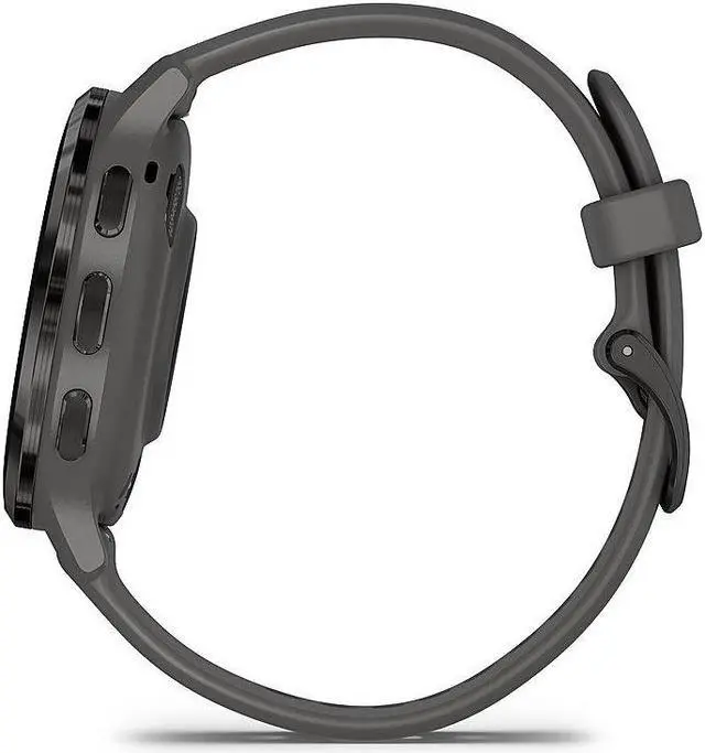 Alt view image 5 of 7 - Garmin Venu 3S Fitness GPS Smartwatch Steel Bezel w/ Pebble Gray Case + Accessories Kit