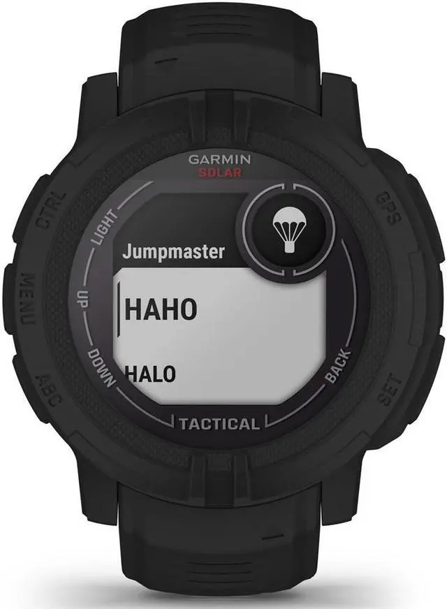 Alt view image 7 of 7 - Garmin Instinct 2 Solar Smartwatch, Tactical Edition, Black + Accessories Bundle