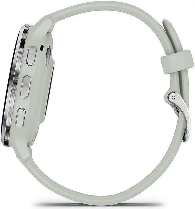 Alt view image 12 of 13 - Garmin Venu 3S, Silver Stainless Steel Bezel with Sage Gray Case and Silicone Band | Smart Watch 010-02785-01