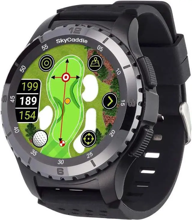 Alt view image 3 of 7 - SkyCaddie LX5C Golf GPS Watch with Ceramic Bezel - Black