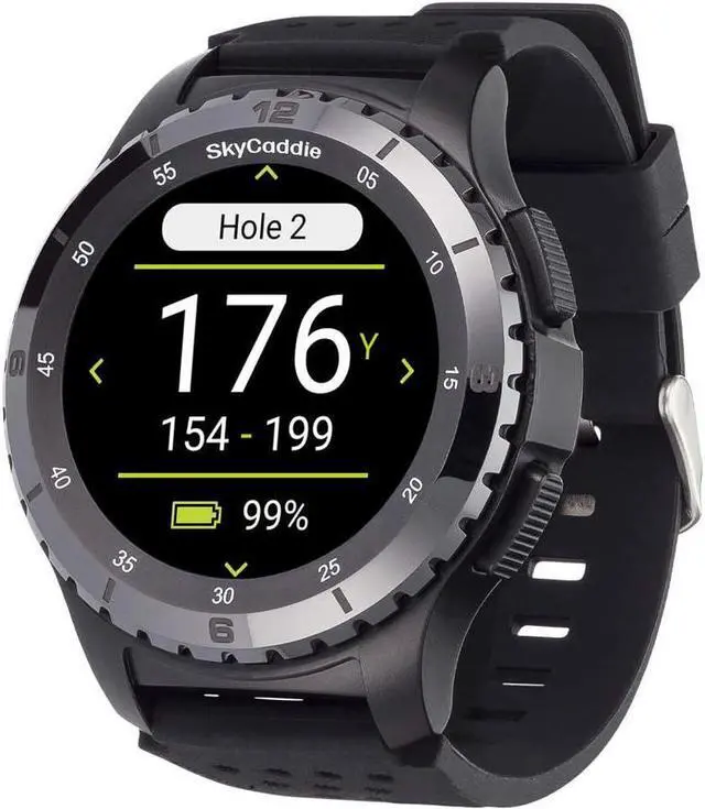 Alt view image 5 of 7 - SkyCaddie LX5C Golf GPS Watch with Ceramic Bezel - Black