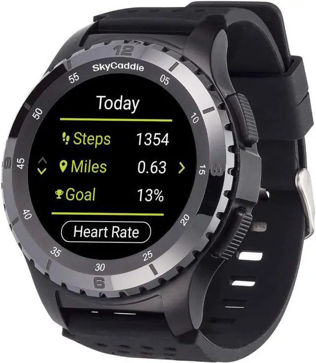 Alt view image 7 of 7 - SkyCaddie LX5C Golf GPS Watch with Ceramic Bezel - Black