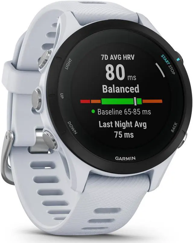 Alt view image 3 of 6 - Garmin Forerunner 255S Music, Whitestone | Smart Watch 010-02641-23