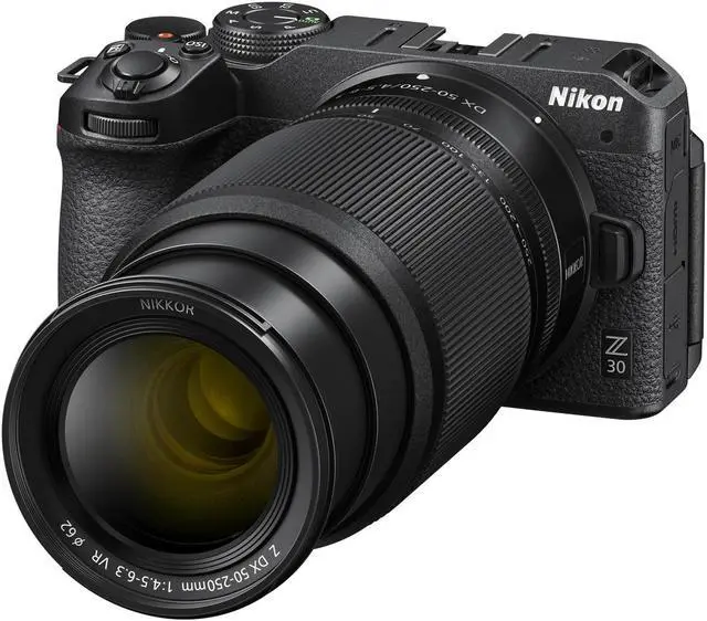 Alt view image 7 of 7 - Nikon Z30 Mirrorless Camera with 2 Lens Kit NIKKOR Z DX 16-50mm VR +50-250mm VR Bundle
