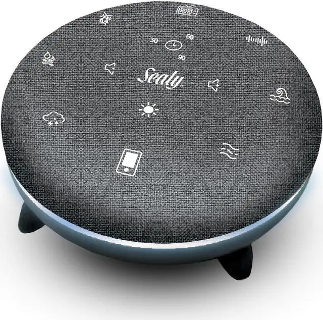 Main image of Sealy Bluetooth Sleep Speaker with Adjustable Mood Lighting - Gray Fabric