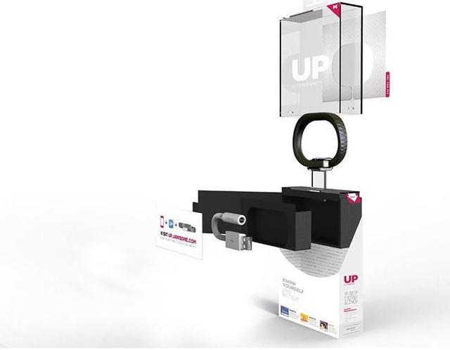 Alt view image 6 of 7 - Jawbone UP by Jawbone - Medium Wristband - Onyx (Certified )