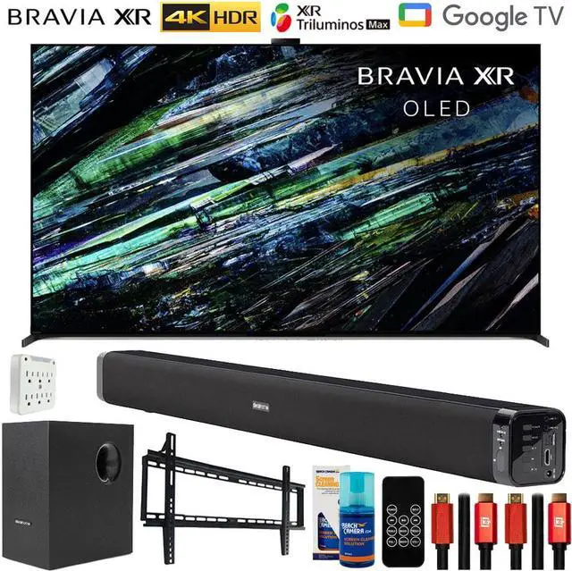 Main image of Sony BRAVIA XR A95L 55" QD-OLED 4K Smart TV 2023 with Deco Gear Home Theater Bundle