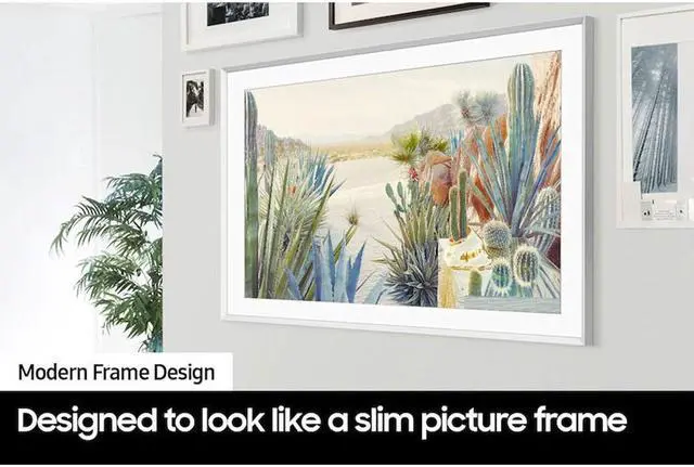 Alt view image 6 of 7 - Samsung 32" The Frame QLED 4K UHD Quantum HDR Smart TV 2022 with 4 Year Warranty